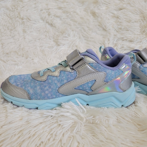 Saucony- Flash A/C 3.0 Silver Purple Big Kid Size 5 - Picture 5 of 7